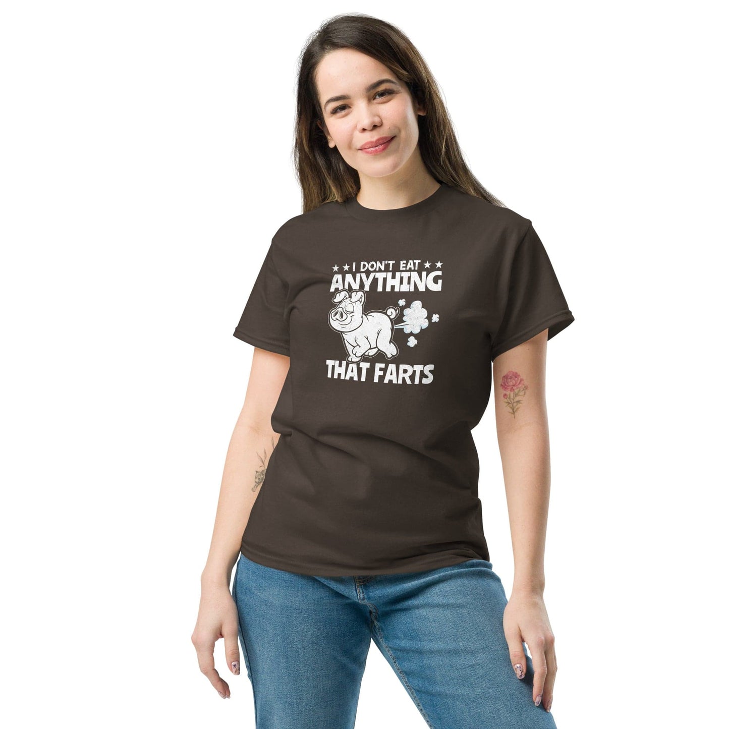 Art T-shirt Design Tee • Man / Woman • [s-xl] - Dark Chocolate / s