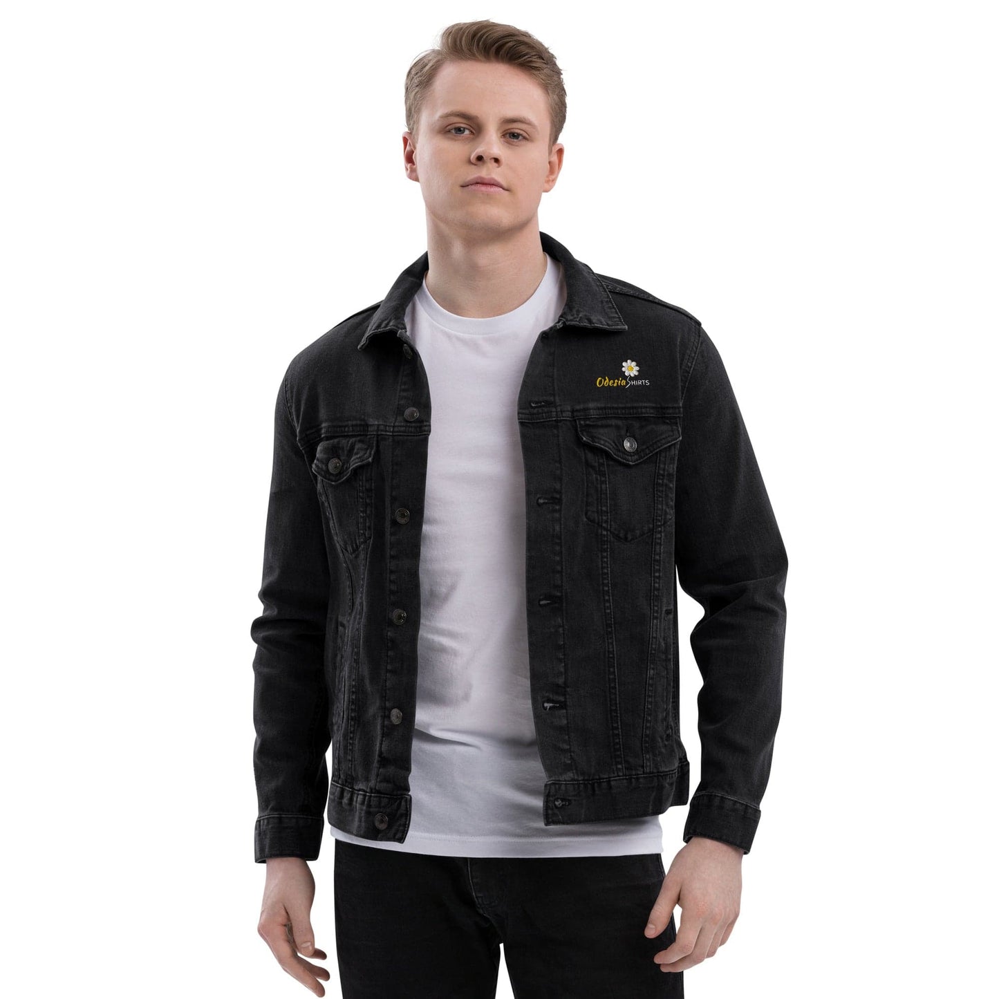 Odesia’s Unisex denim jacket - Black Denim / S