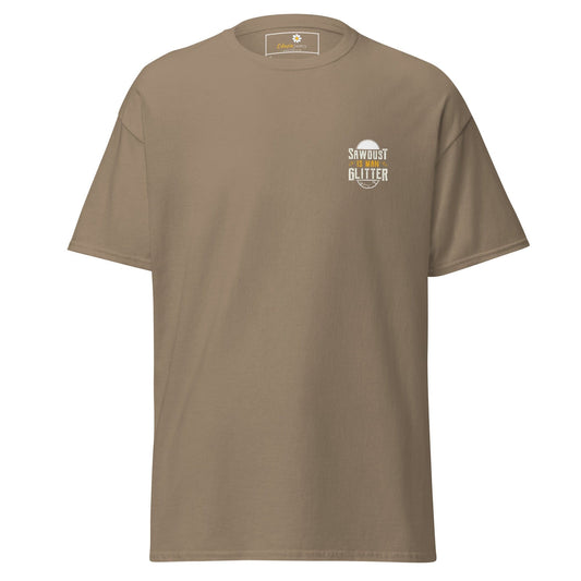 Unisex classic tee - MISC FUN SAWDUST GLITTER POCKET - REGULAR - Brown Savana / S