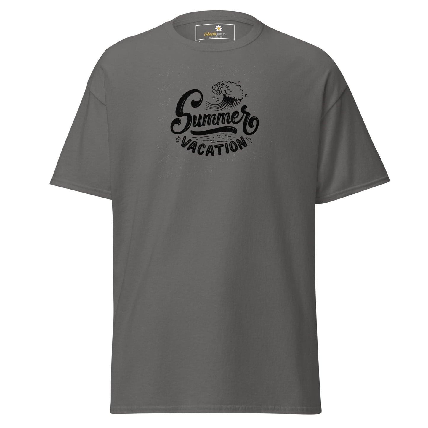 Unisex classic tee - SUMMER VACATION - REGULAR - Charcoal / S