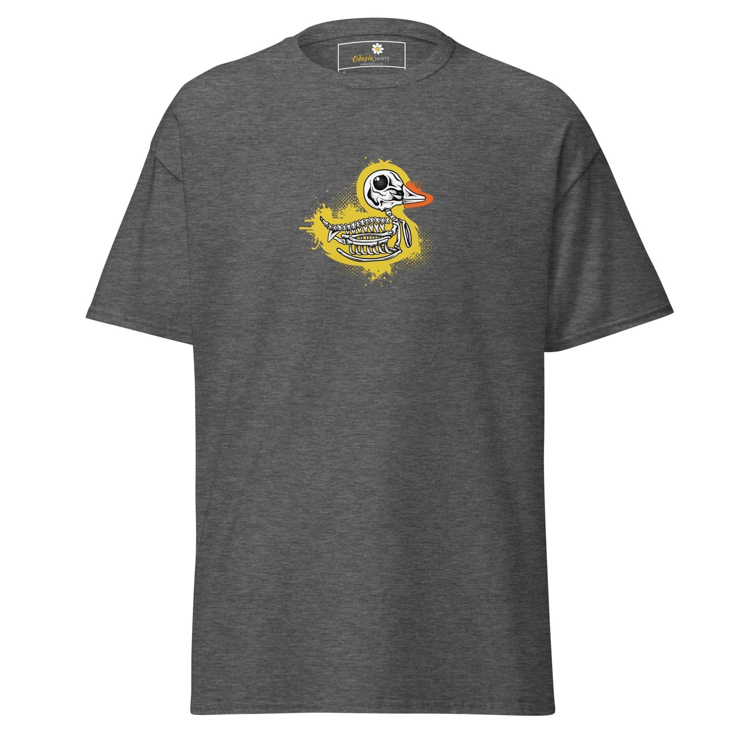 Unisex classic tee - ANIMALS FUN CHICK - REGULAR - Dark Heather / S
