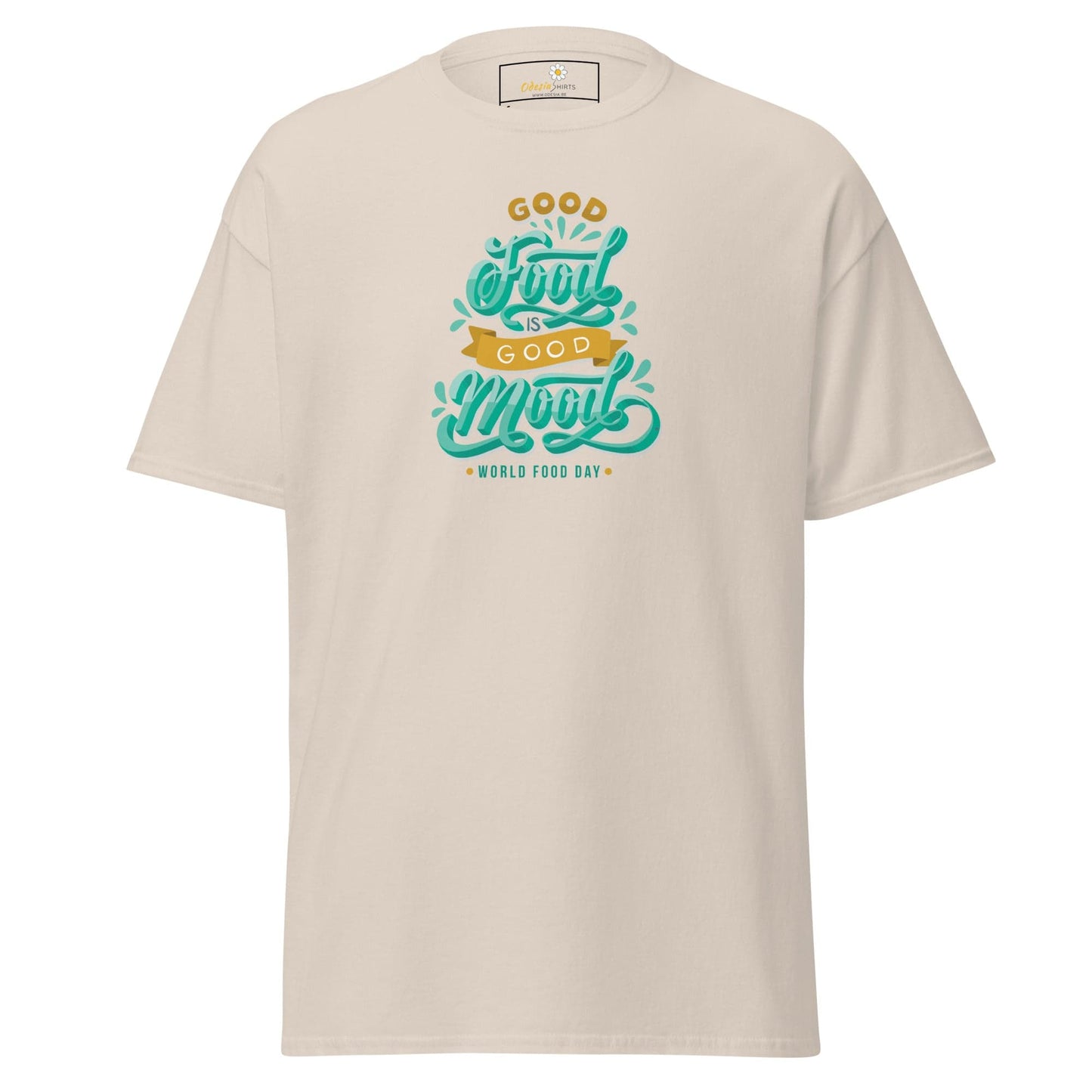 Unisex classic t-shirt - MISC GOOD FOOD GOOD MOOD - REGULAR - Natural / S