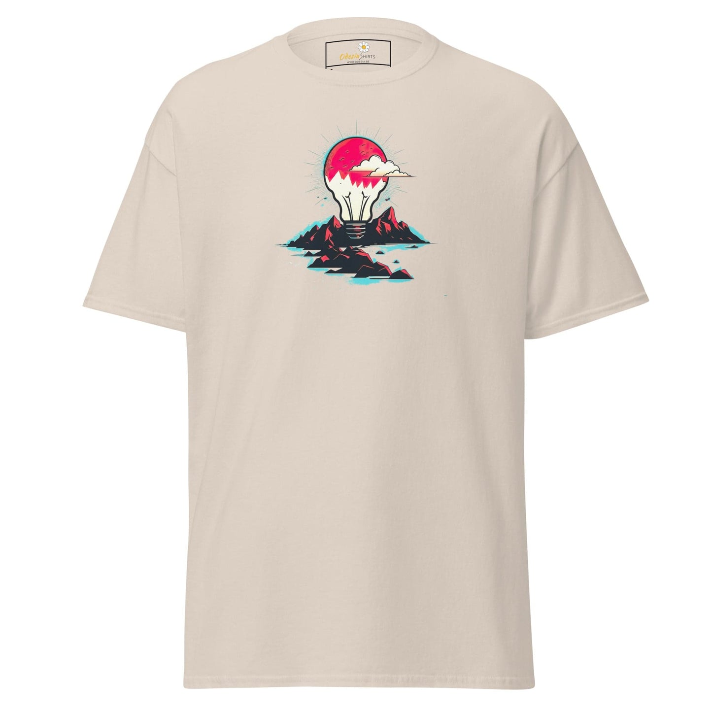 Unisex classic tee - MISC LIGHTBULB MOUNTAIN - REGULAR - Natural / S