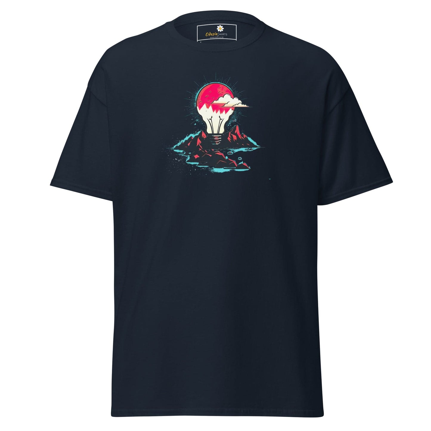Unisex classic tee - MISC LIGHTBULB MOUNTAIN - REGULAR - Navy / S