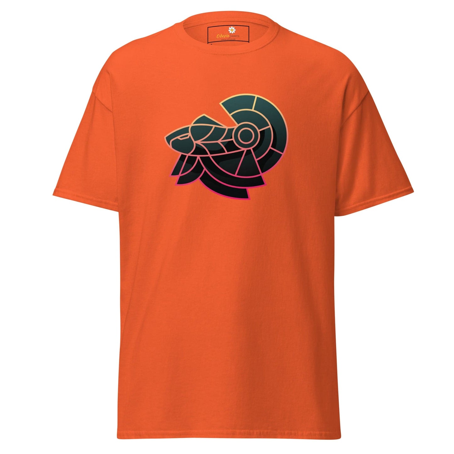 Unisex classic tee - ABSTRACT HERMIT - REGULAR - Orange / S