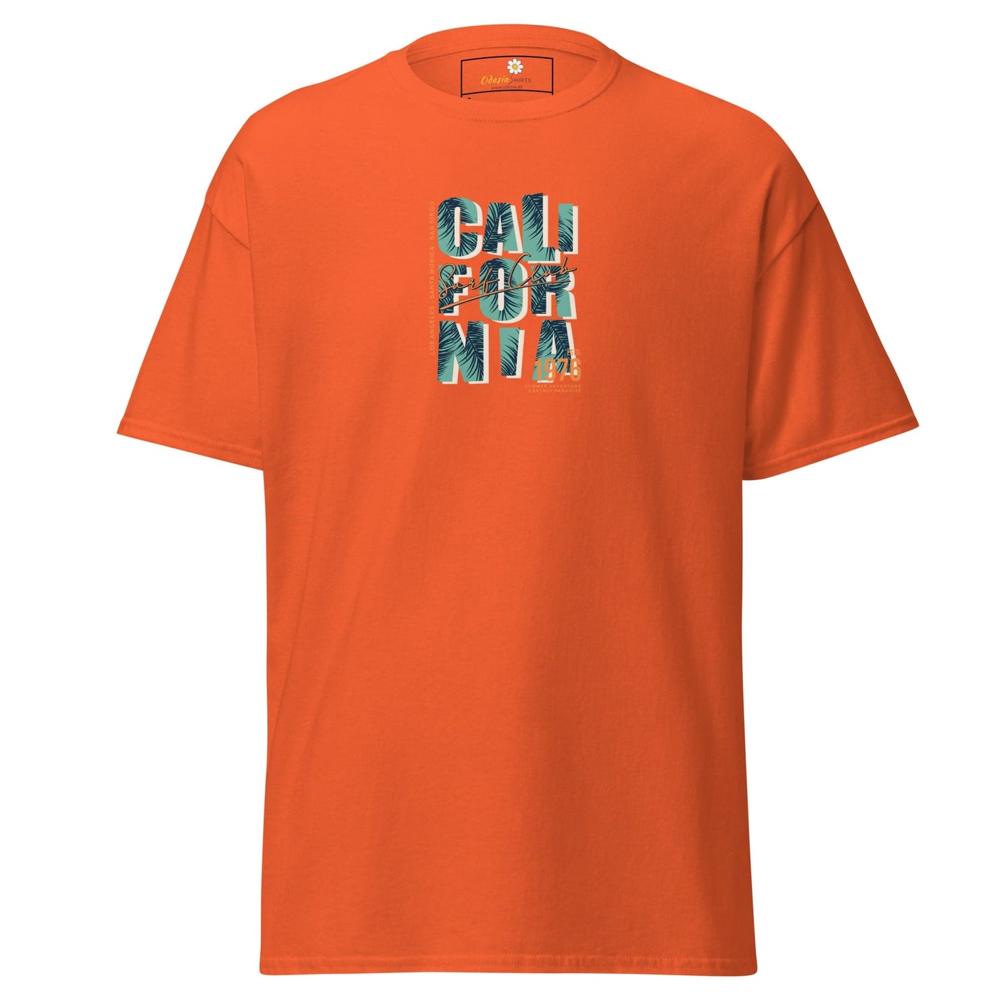 Unisex classic tee - TEXT CALIFORNIA - REGULAR - Orange / S