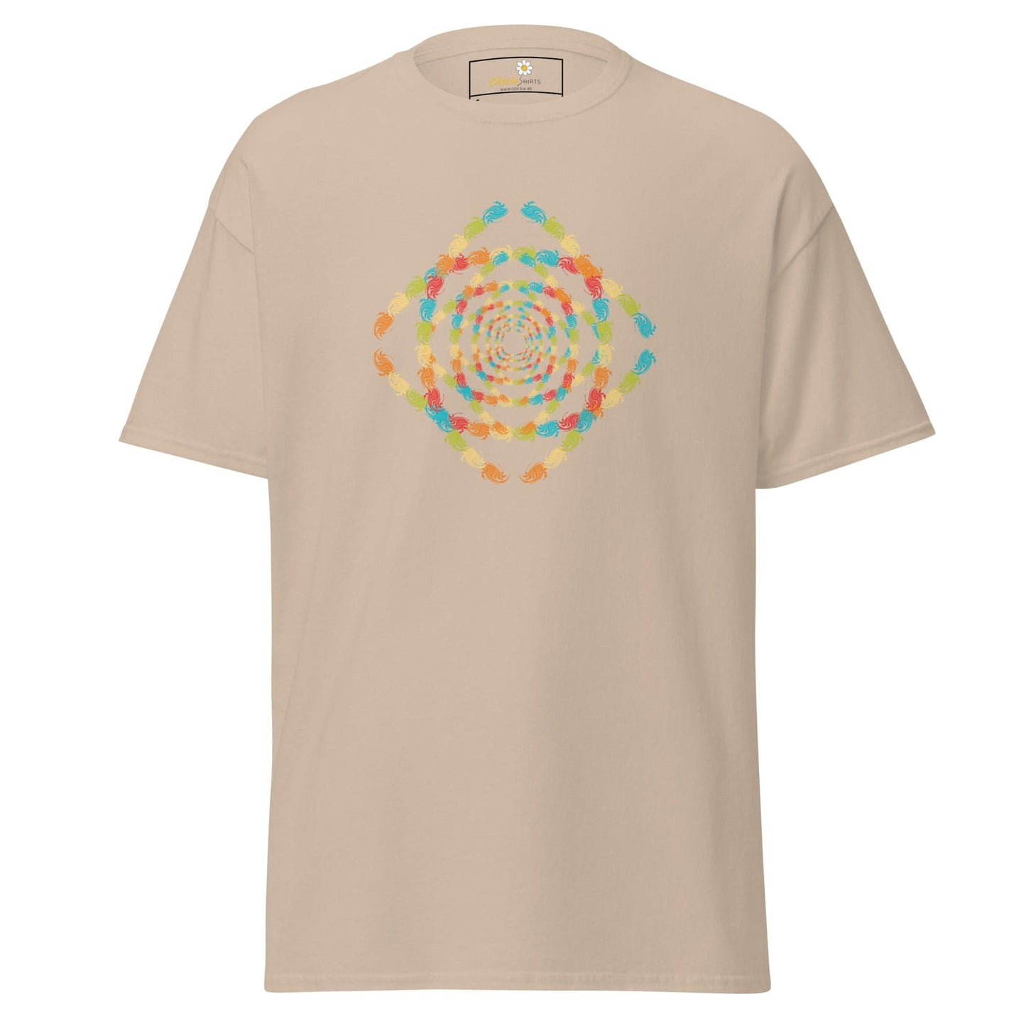 Unisex classic tee - ABSTRACT MISC SQUARE TUNNEL - REGULAR - Sand / S