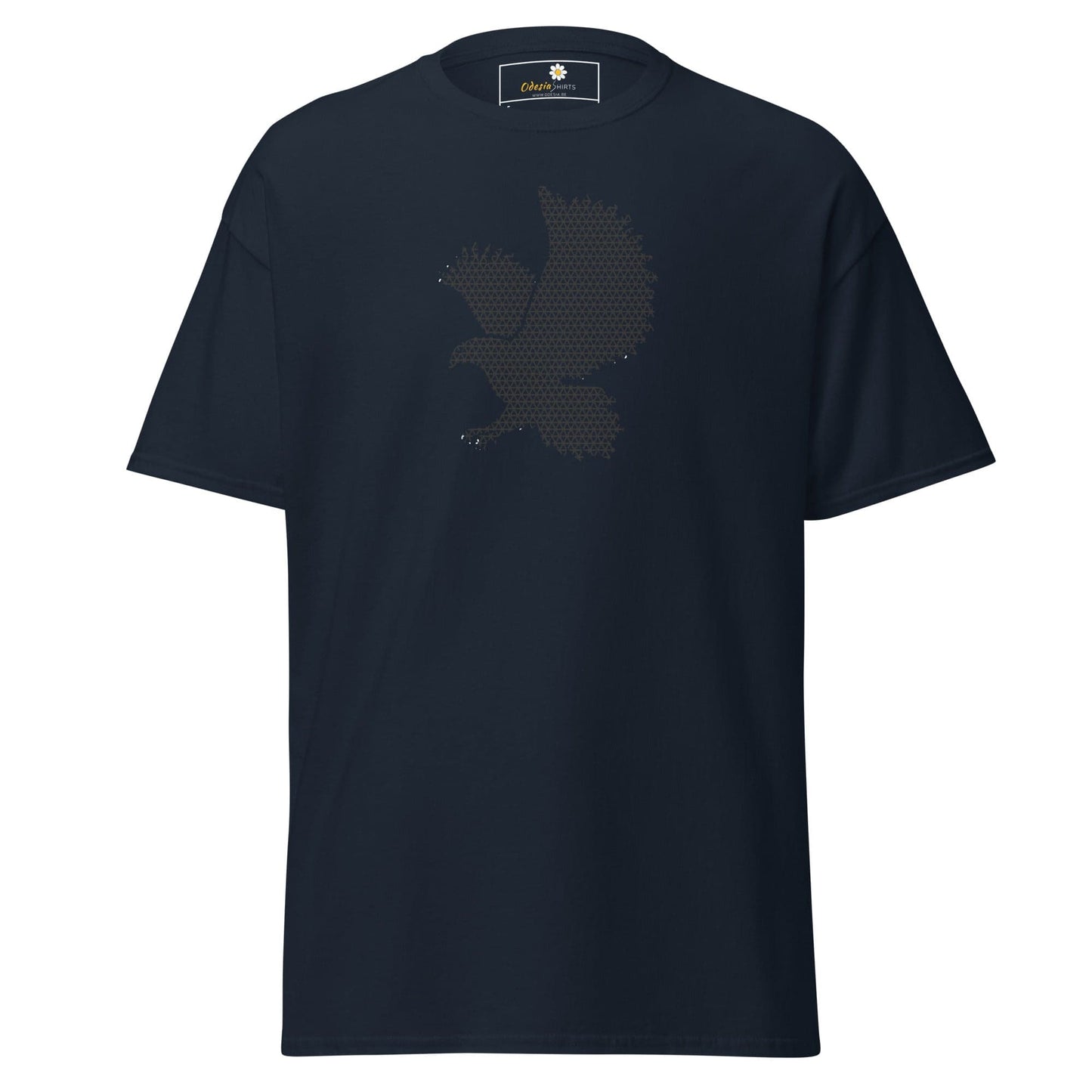 Unisex classic t-shirt - ABSTRACT BIRD - REGULAR - Navy / S