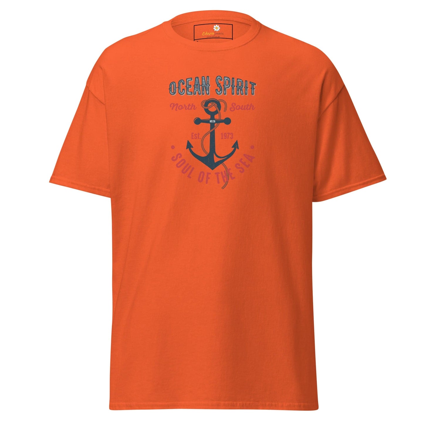 Unisex classic t-shirt - SEALIFE OCEAN SPIRIT SOUL OF SEA - REGULAR - Orange / S