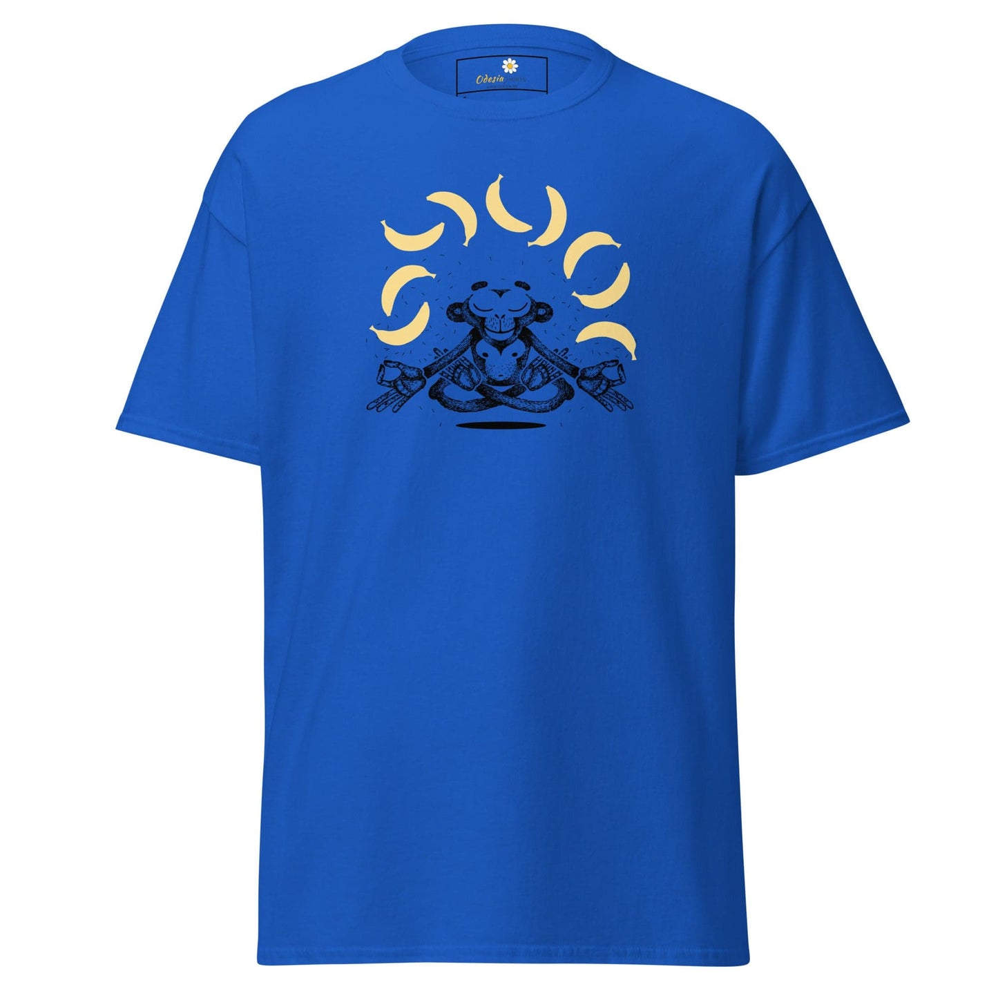 Unisex classic t-shirt - FUN MONKEY BANANA - REGULAR - Royal / S