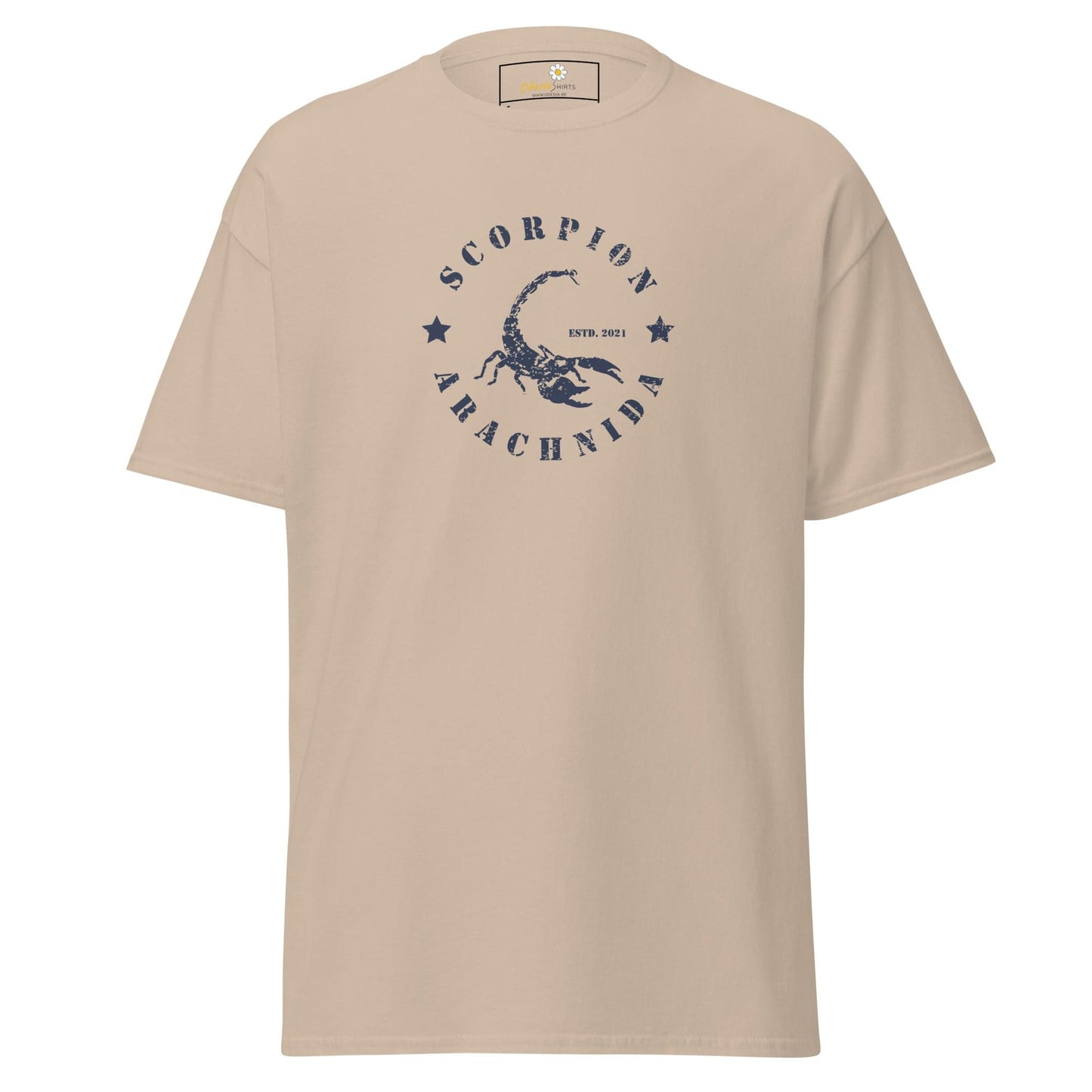 Unisex classic t-shirt - WILD LIFE SCORPION - REGULAR - Sand / S