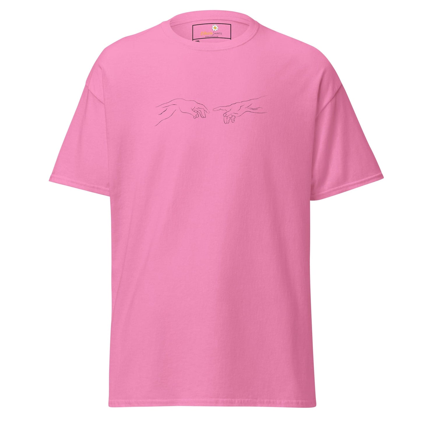Pink T-shirt with hand design for Men and Women in 2XL to 5XL sizes